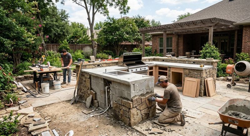 Outdoor Kitchen Construction in Marin County, CA