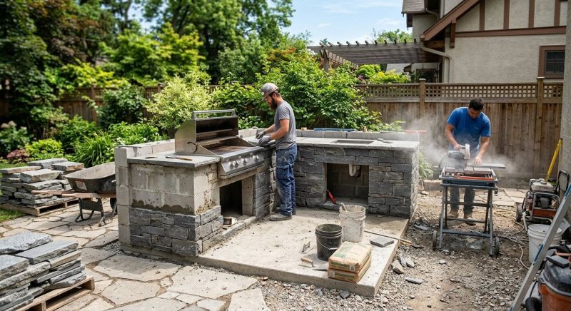 Outdoor Kitchen Construction in South Houston, TX