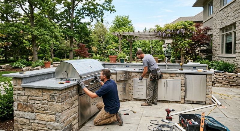 Outdoor Kitchen Construction in Mount Pleasant, SC